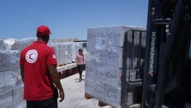 جهود الهلال الأحمر مستمرة لدعم غزة بمساعدات إنسانية