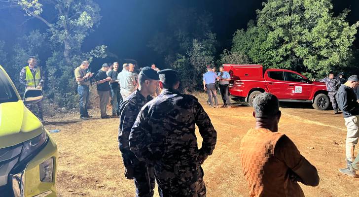 جهود متواصلة لإخماد حرائق وديان الشام في جرش وعجلون
