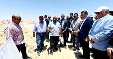 جولة تفقدية لوزيري الإسكان والزراعة في محطة تحلية مياه البحر بالعلمين الجديدة