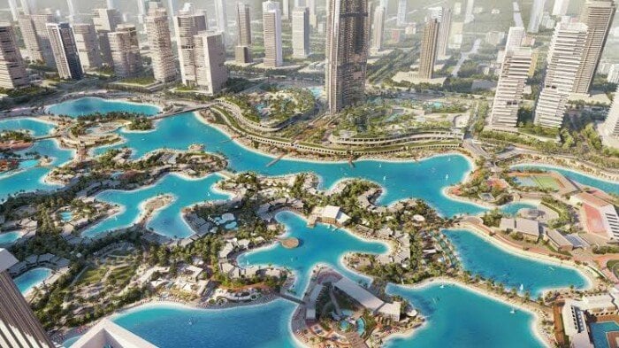 حقيقة ملء بحيرات داون تاون لاجون بمياه النيل في العلمين الجديدة
