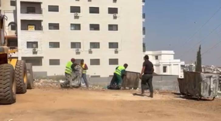 حملة نظافة في ناعور برئاسة رئيس البلدية تتضمن تفقد الخدمات في بمرج الحمام