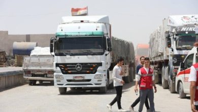 دخول 166 شاحنة مساعدات إلى غزة عبر معبري «زكيم» و«كرم أبو سالم»