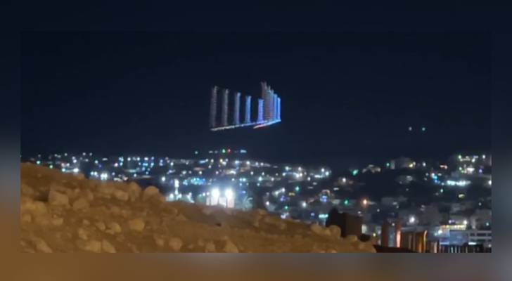 درون تنير سماء جرش استعداداً لمهرجان الثقافة والفنون