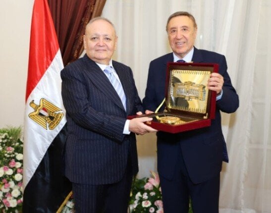 رئيس المحكمة الدستورية يحتفي برئيس مجلس الدولة الجديد
