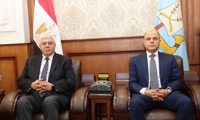 زيارة الوزير تعزز التعاون مع محافظ كفر الشيخ في الجامعة