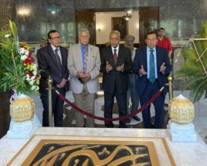زيارة مصطفى بكري لضريح عبد الناصر في ذكرى ثورة 23 يوليو المجيدة
