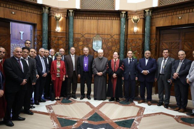 زيارة وفد الطائفة الإنجيلية لشيخ الأزهر في عيد الأضحى المبارك