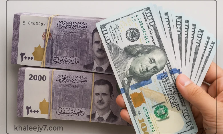 سعر الدولار مقابل الليرة السورية اليوم