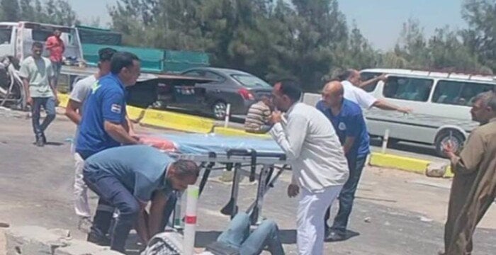 فرق طوارئ الهلال الأحمر تنقذ مصابي الحادث الإقليمي