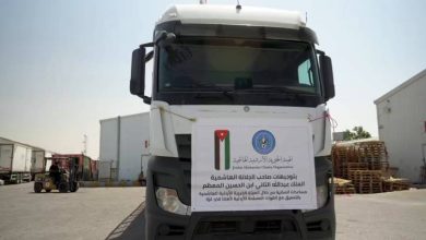 قافلة مساعدات جديدة من الأردن تتوجه إلى غزة تشمل 50 شاحنة غذائية