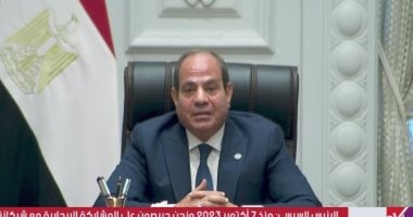 الرئيس السيسى: قطاع غزة يحتاج من 600 لـ700 شاحنة مساعدات يوميا وما نقدرش نمنعها