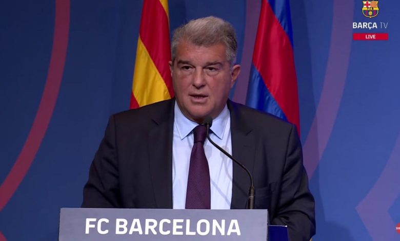 لابورتا ينتقد ريال مدريد: لا نوظف منصاتنا لمهاجمة الحكام كما يفعلون