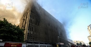 تشكيل لجنة هندسية لمعاينة حريق سنترال رمسيس