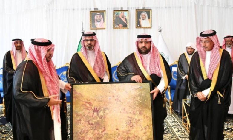 لقاء أمير جازان بمشايخ وأهالي الريث