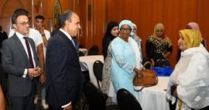 لقاء وزير الخارجية والهجرة بالجالية المصرية في مالي