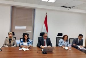 متابعة استعدادات انتخابات الشيوخ بالخارج من قبل نائب وزير الخارجية
