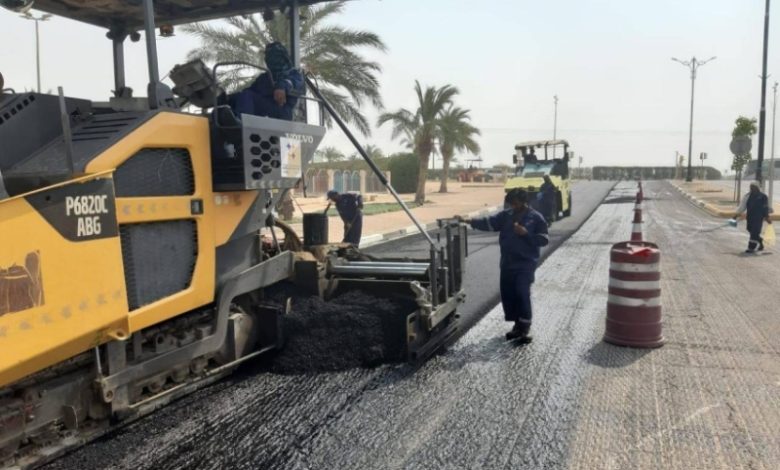 مشاريع السفلتة مستمرة في بقيق