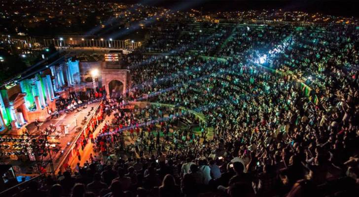مهرجان جرش ينطلق برعاية رئيس الوزراء في دورته الـ39 فيديو