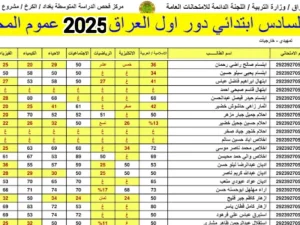 فرصة لا تعوض لتقديم اعتراضات نتائج الصف السادس الابتدائي بالعراق 2025 وكيفية التنفيذ الفعالة