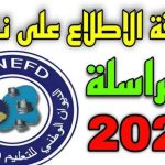 استخراج نتائج المراسلة 2025