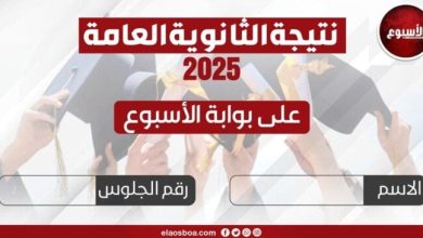 نتيجة الثانوية العامة 2025 برقم الجلوس متاحة عبر الرابط المباشر هذا الأسبوع