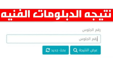 نتيجة الدبلومات الفنية 2025