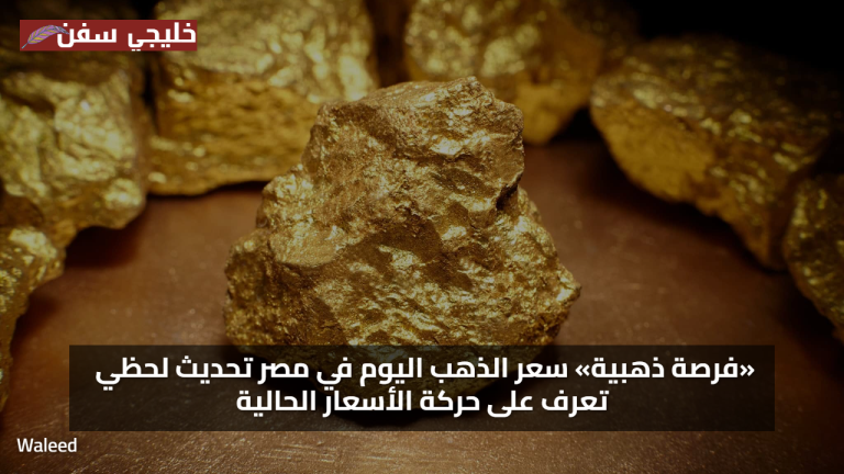 فرصة ذهبية الآن… سعر الذهب اليوم في مصر يتغيّر لحظة بلحظة تعرف على الحركة اللحظية الدقيقة
