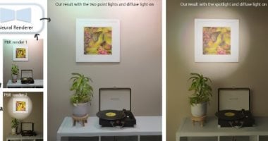 أداة جديدة توفر التحكم المباشر في الإضاءة للصور بتقنية 3D