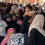 أطول طابور لأهالى الأسمرات فى انتخابات مجلس الشيوخ.. صور