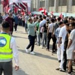 أطول طابور للناخبين.. احتشاد الشباب أمام لجان انتخابات مدرسة الوراق الثانوية