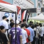 اصطفاف المواطنين أمام اللجان فى السيدة زينب للتصويت فى انتخابات الشيوخ.. صور