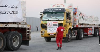 الهلال الأحمر المصري يعلن استمرار قوافل المساعدات "زاد العزة" إلى غزة