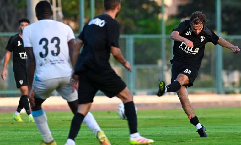 الزمالك يخسر من بروكسي بثلاثية وديا
                
                خسر الزمالك من بروكسي وديا بنتيجة 3-1 في مباراة ودية أقيمت في ملعب نادي النادي بالعاصمة الإدارية استعدادا للموسم الجديد.
                الجمعة، 01 أغسطس 2025 - 20:17