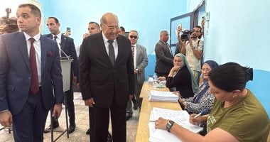 المستشار عبد الوهاب عبد الرازق يدلي بصوته فى انتخابات الشيوخ 2025