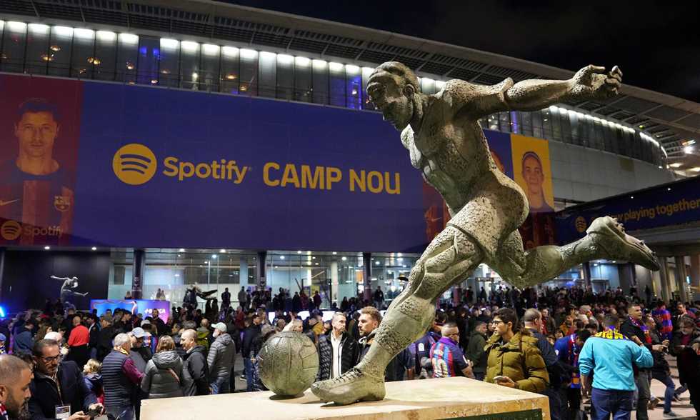 وفد من الاتحاد الأوروبي للتفتيش على ملعب برشلونة الجديد
                
                ينتظر نادي برشلونة زيارة بعثة من الاتحاد الأوروبي لكرة القدم للمعاينة والتفتيش في ملعب كامب نو الجديد، وذلك قبل الافتتاح الرسمي للملعب.
                الأربعاء، 20 أغسطس 2025 - 16:38