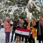 تظاهرة للمصريين فى النمسا تأييدا للرئيس السيسي