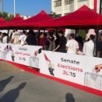 المقار الانتخابية بالتجمع الخامس تستعد لانطلاق انتخابات الشيوخ.. صور