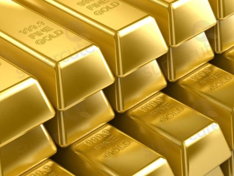 تراجع سعر الذهب مع ارتفاع الدولار وتوقعات خفض أسعار الفائدة في المستقبل القريب.