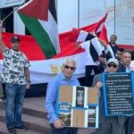 وقفة تضامنية فى نيويورك لدعم موقف مصر الإنسانى تجاه غزة.. صور