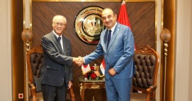 تعزيز التعاون المصري الياباني وزير قطاع الأعمال يستقبل سفير اليابان بالقاهرة