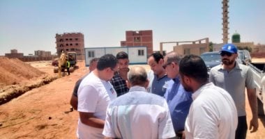 تفقد رئيس جهاز مدينة الشروق لمشروع تغذية المياه في الرابية