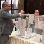 المصريون فى أذربيجان يدلون بأصواتهم فى انتخابات مجلس الشيوخ.. صور