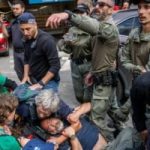 احتجاجات لجنود إسرائيليين يعانون أمراضا نفسية أمام وزارة الدفاع بتل أبيب