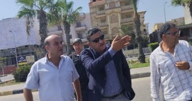 جولة مفاجئة لرئيس جهاز مدينة دمياط الجديدة لتفقد الأحياء السكنية والطرق