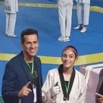 حنين ربيع لاعبة المشروع القومي تحصد ذهبية أفريقيا للتايكوندو بنيجيريا
