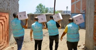 خير وكراتين غذائية في الغربية من صناع الخير