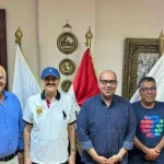 رئيس «الأولمبية» يستقبل وفد الاتحادين الكويتي والعربي للسباحة لتعزيز التعاون الرياضي