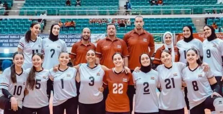 شابات مصر في مواجهة السنغال على برونزية بطولة إفريقيا للطائرة