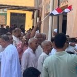 مسيرة شعبية لعائلات منشأة القناطر حتى اللجان للتصويت بانتخابات الشيوخ
