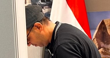 جانب من التصويت فى سفارة مصر بكوريا الجنوبية